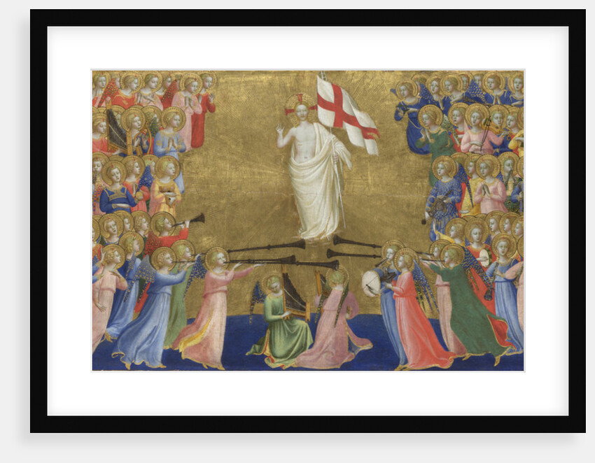 Christ Glorified in the Court of Heaven (Panel from Fiesole San Domenico Altarpiece), c. 1423-1424 by Fra Giovanni da Fiesole Angelico