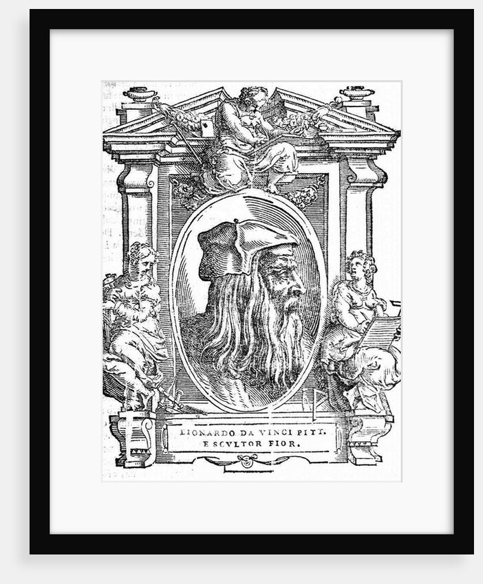 Leonardo da Vinci. From: Giorgio Vasari, The Lives of the Most Excellent Italian Painters, Sculptors, and Architects, 1568 by Anonymous