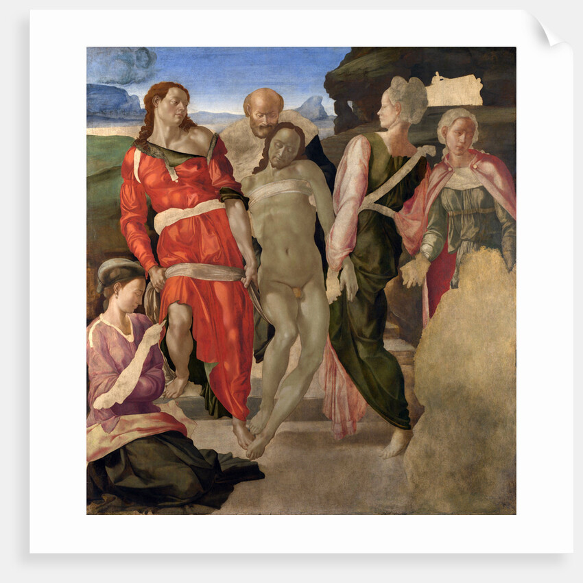 The Entombment of Christ by Michelangelo Buonarroti