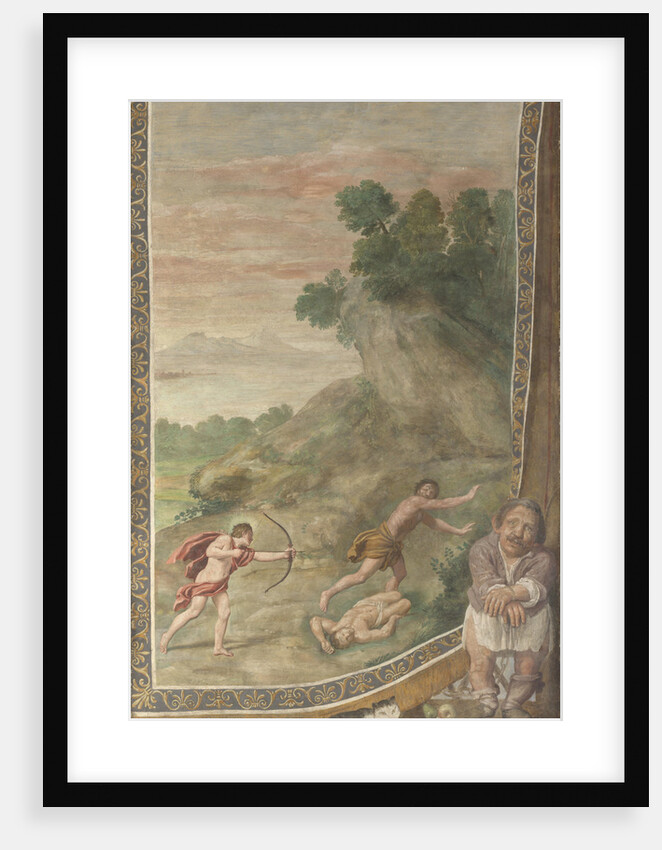 Apollo killing the Cyclops (Fresco from Villa Aldobrandini), 1617-1618 by Domenichino