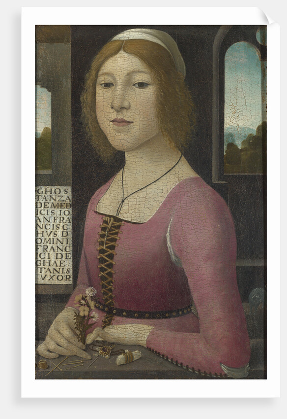 Costanza Caetani, ca 1485 by Domenico Ghirlandaio