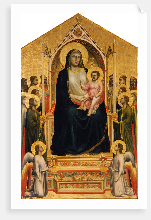 The Ognissanti Madonna, ca 1310 by Giotto di Bondone