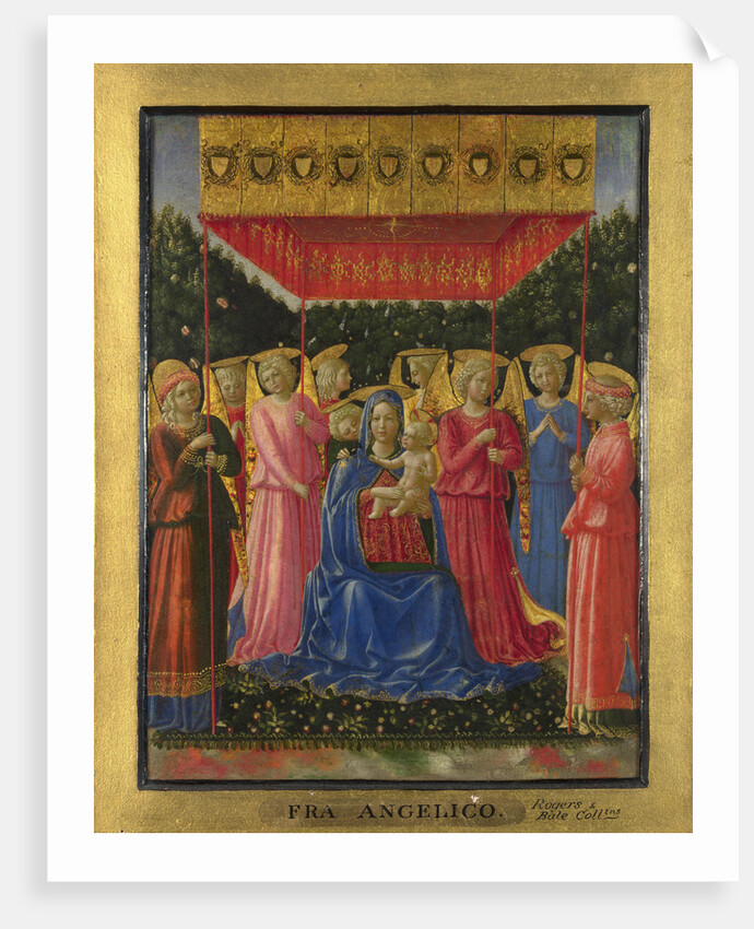The Virgin and Child with Angels, c. 1450 by Benozzo Gozzoli