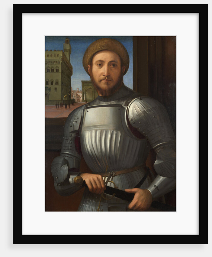 Portrait of a Man in Armour, c. 1510 by Francesco Granacci
