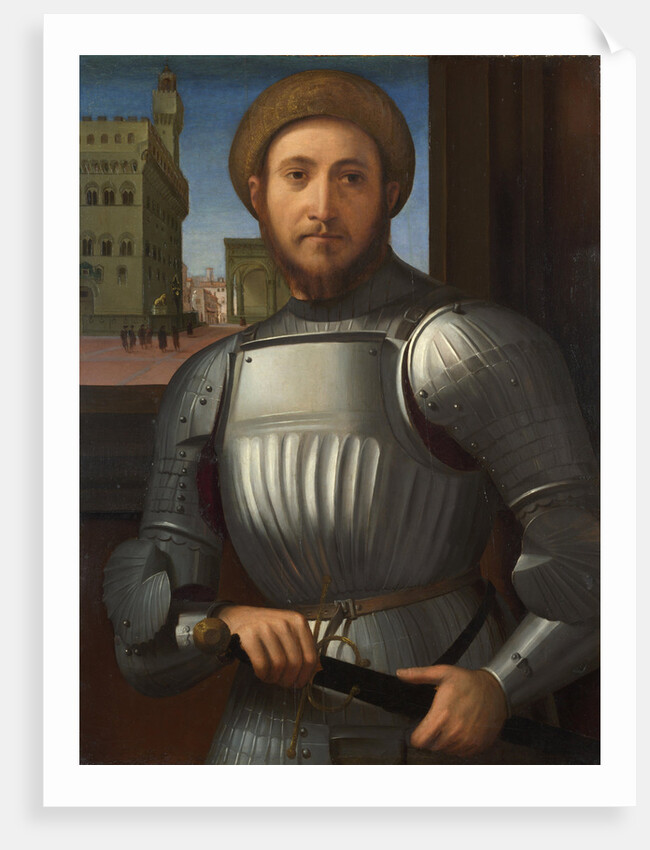 Portrait of a Man in Armour, c. 1510 by Francesco Granacci