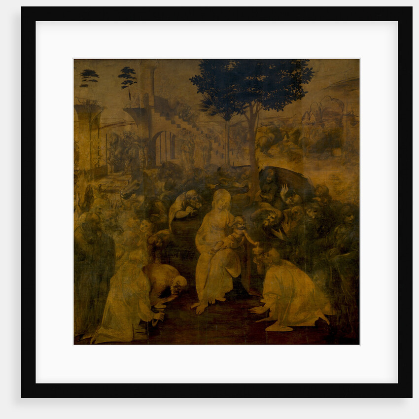The Adoration of the Magi, c. 1480 by Leonardo da Vinci