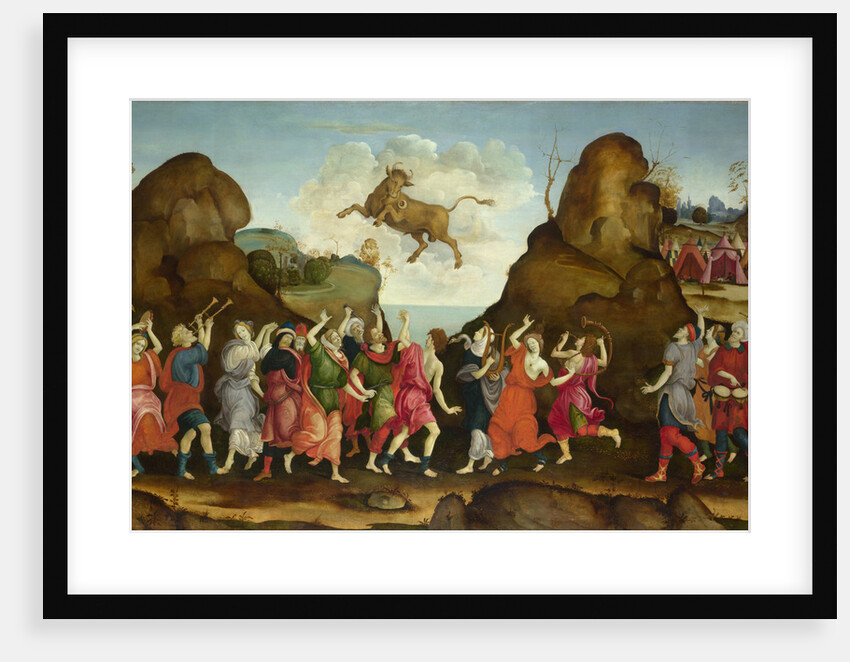 The Worship of the Egyptian Bull God, Apis, c. 1500 by Filippino Lippi