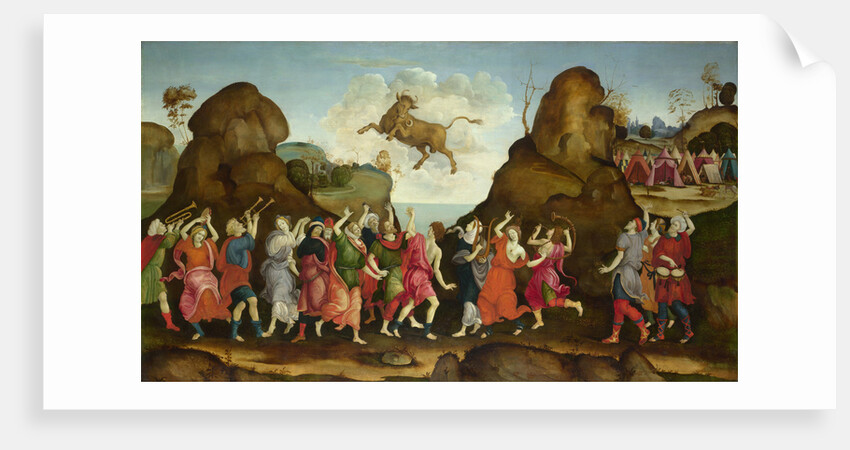 The Worship of the Egyptian Bull God, Apis, c. 1500 by Filippino Lippi