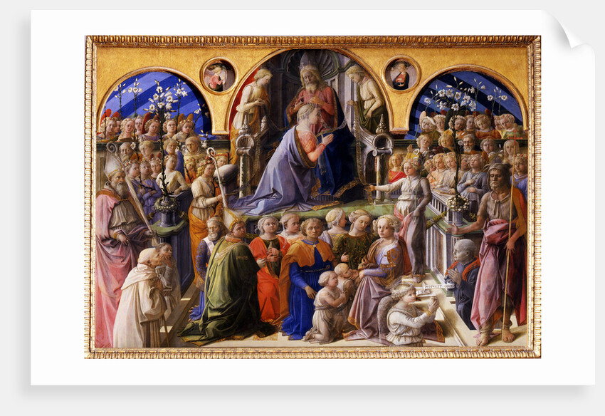 The Coronation of the Virgin, Between 1439 and 1447 by Fra Filippo Lippi