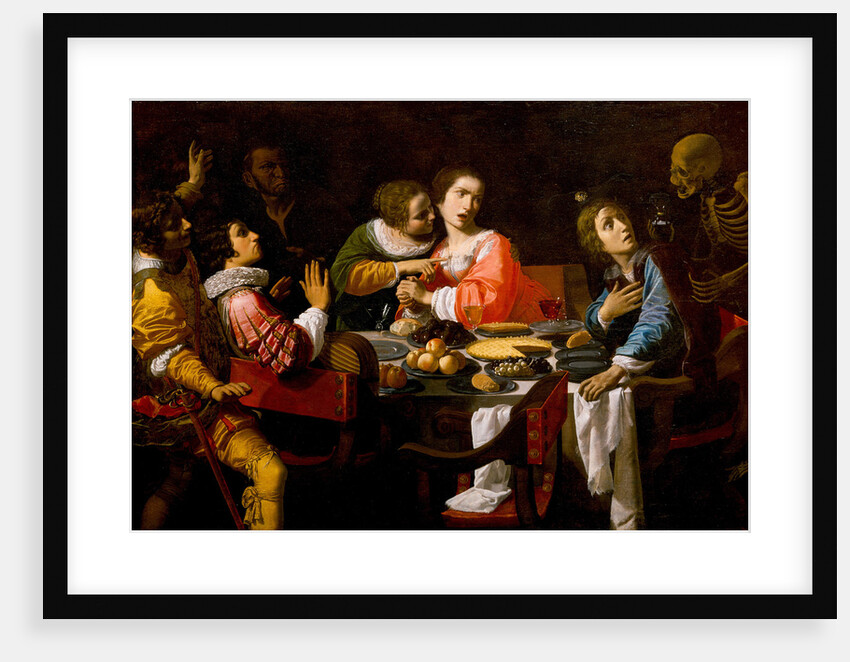 Death Comes to the Banquet Table (Memento Mori), c. 1635 by Giovanni Martinelli