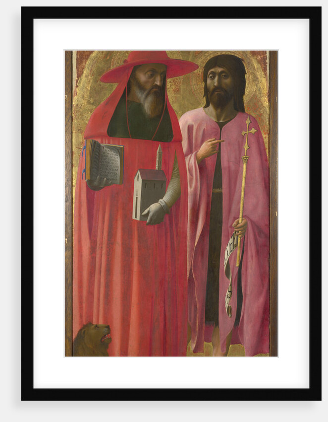 Saints Jerome and John the Baptist, ca 1428-1429 by Masaccio