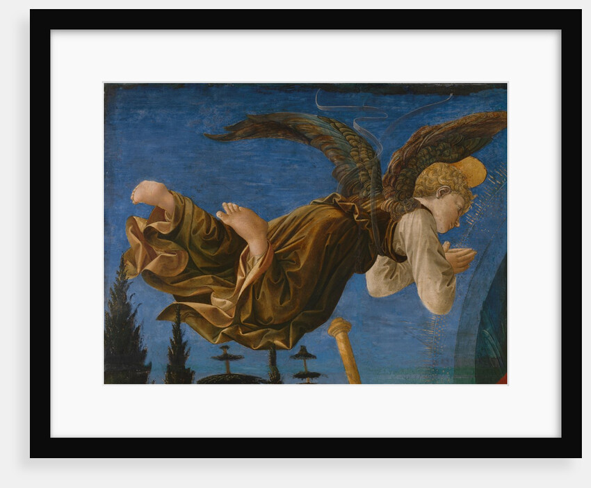 Angel (Panel of the Pistoia Santa Trinità Altarpiece), 1455-1460 by Francesco di Stefano Pesellino