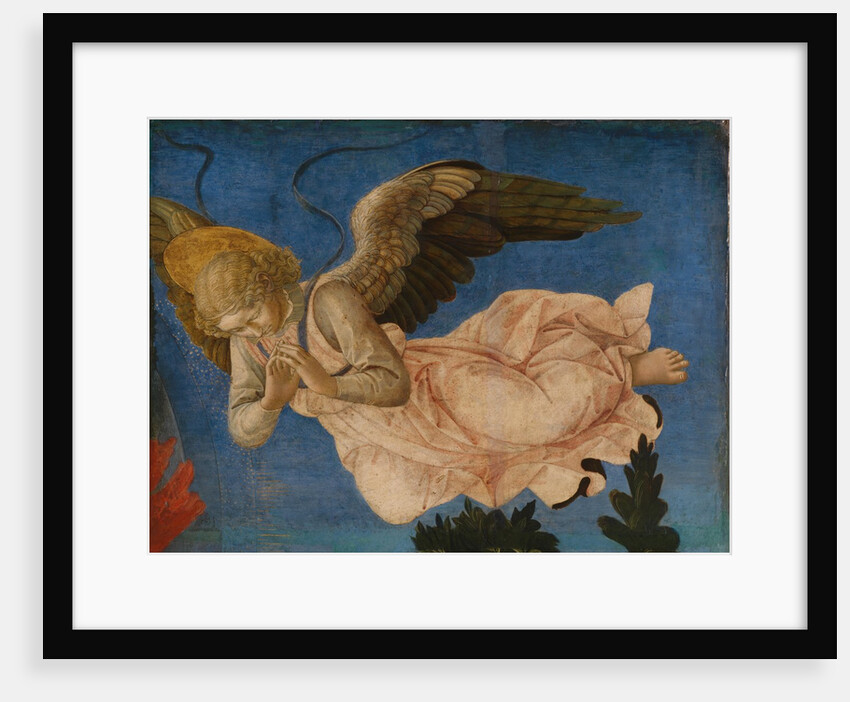 Angel (Panel of the Pistoia Santa Trinità Altarpiece), 1455-1460 by Francesco di Stefano Pesellino