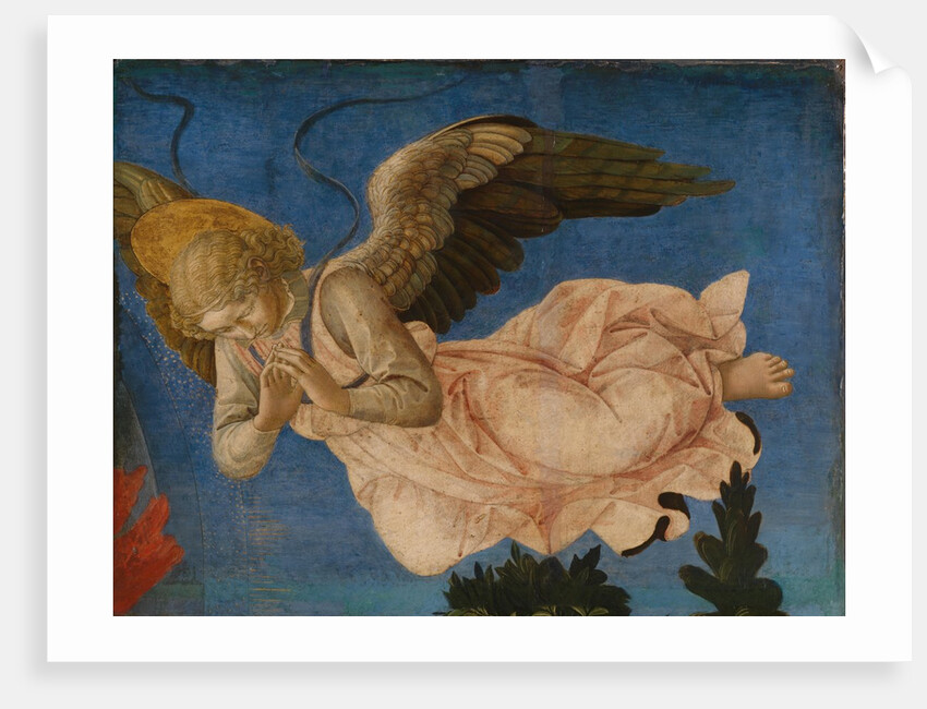 Angel (Panel of the Pistoia Santa Trinità Altarpiece), 1455-1460 by Francesco di Stefano Pesellino