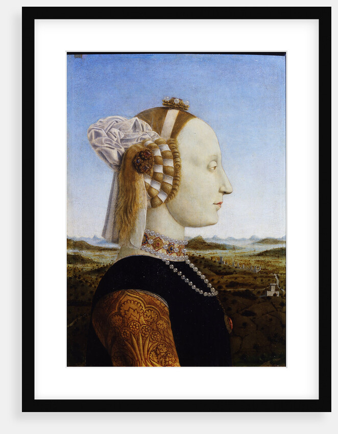 Portrait of Battista Sforza by Piero della Francesca