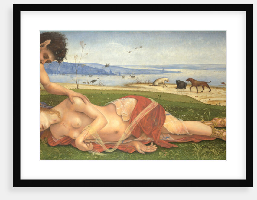 A Satyr mourning over a Nymph, c. 1495 by Piero di Cosimo