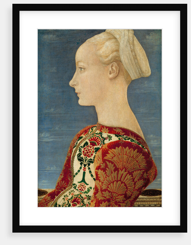 Profile Portrait of a Young Lady, 1465 by Antonio Pollaiuolo