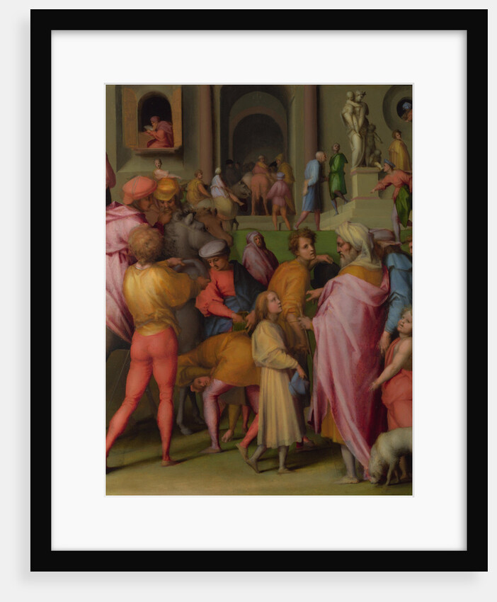 Joseph sold to Potiphar (from Scenes from the Story of Joseph), ca 1515 by Pontormo