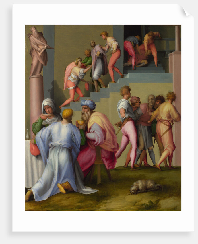 Pharaoh with his Butler and Baker (from Scenes from the Story of Joseph), ca 1515 by Pontormo