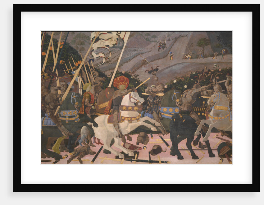 Niccolò Mauruzi da Tolentino at the Battle of San Romano, c. 1440 by Paolo Uccello
