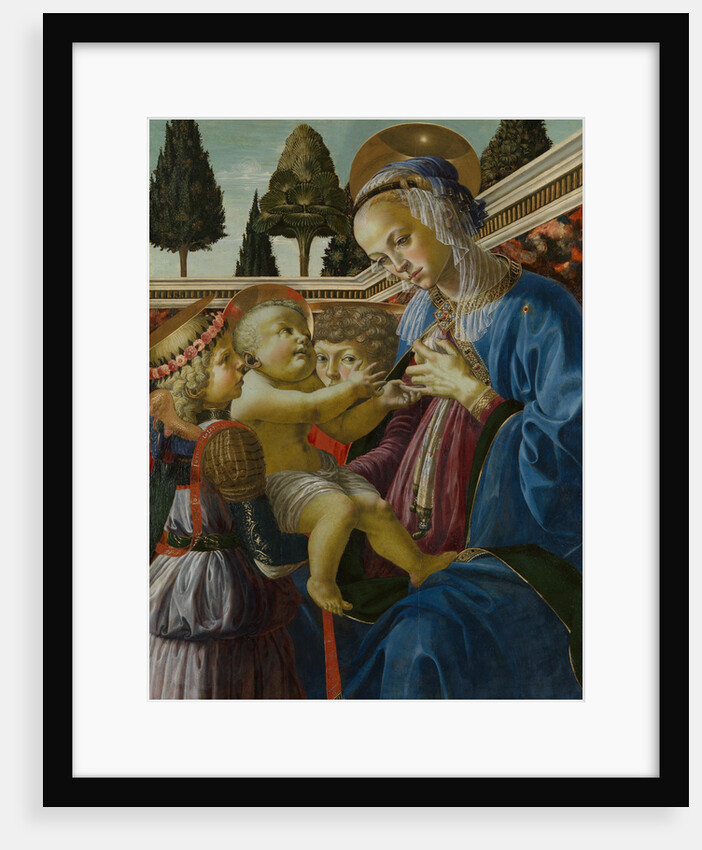 The Virgin and Child with Two Angels, c. 1467-1469 by Andrea del Verrocchio