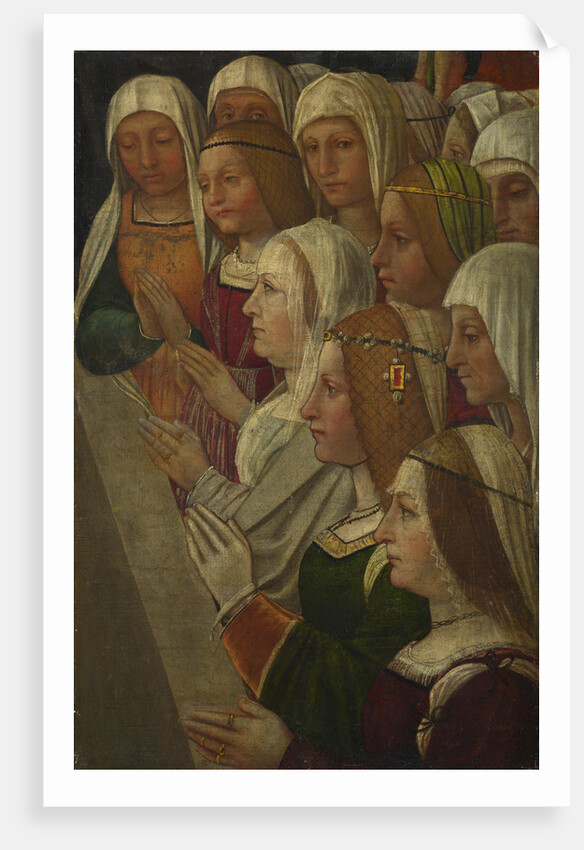 Female Members of a Confraternity, c. 1500 by Italian master