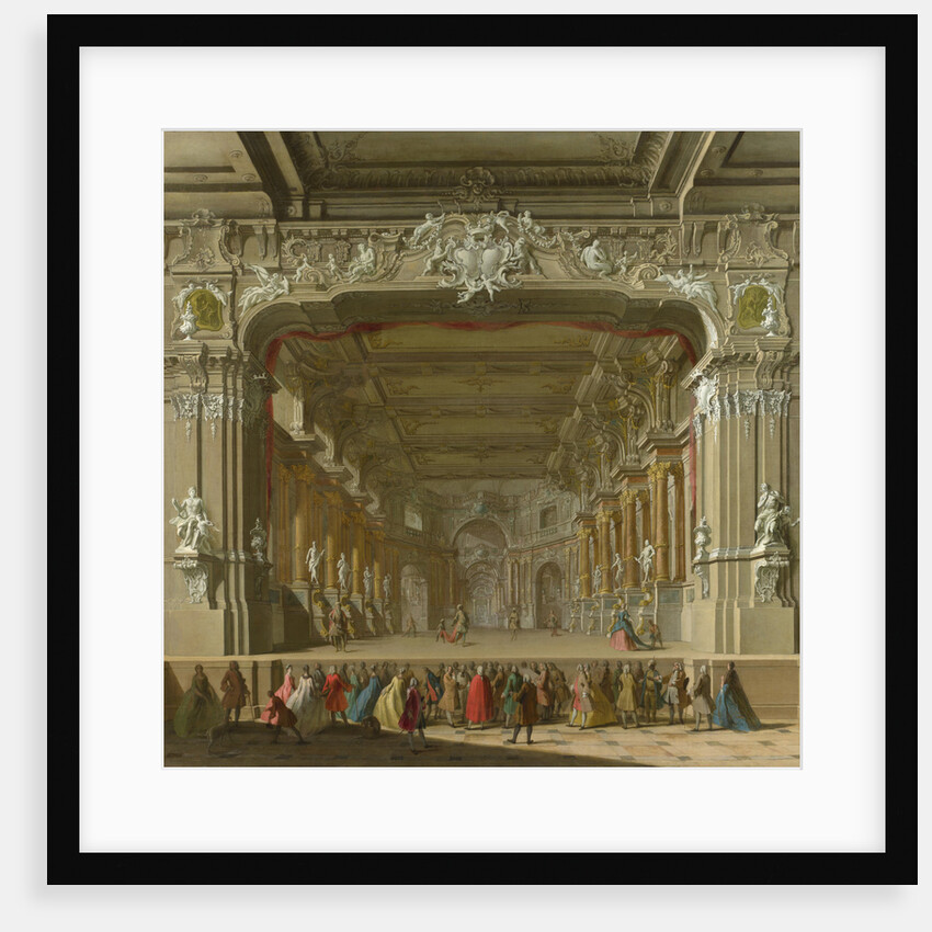 The Interior of a Theatre, Early 18th cen by Italian master