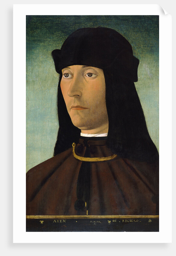 Portrait of Alessandro de Richao, after 1491 by Filippo Mazzola