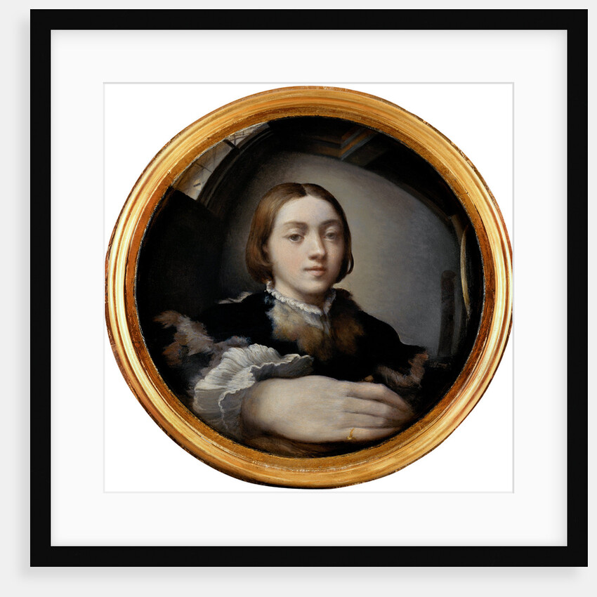 Self-Portrait in a Convex Mirror, ca 1524 by Parmigianino