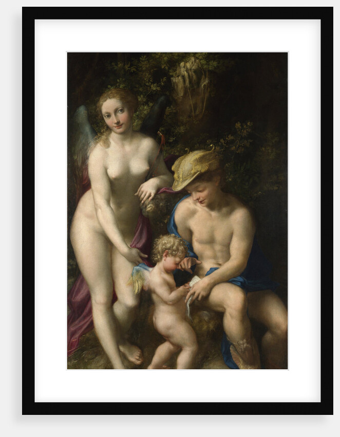 Venus with Mercury and Cupid (The School of Love), c. 1525 by Correggio