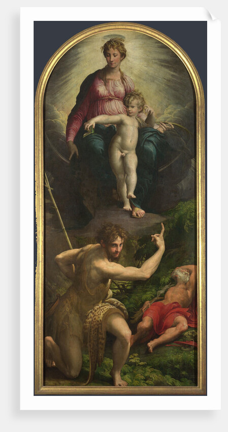 The Madonna and Child with Saints John the Baptist and Jerome, 1527 by Parmigianino