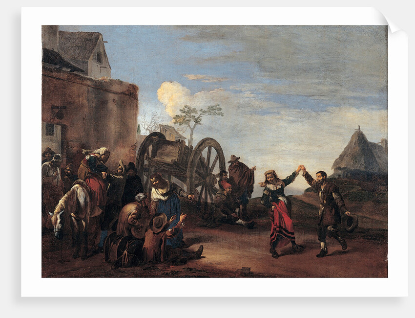 Bambocciata (Childishness), First third of 17th cen by Michelangelo Cerquozzi