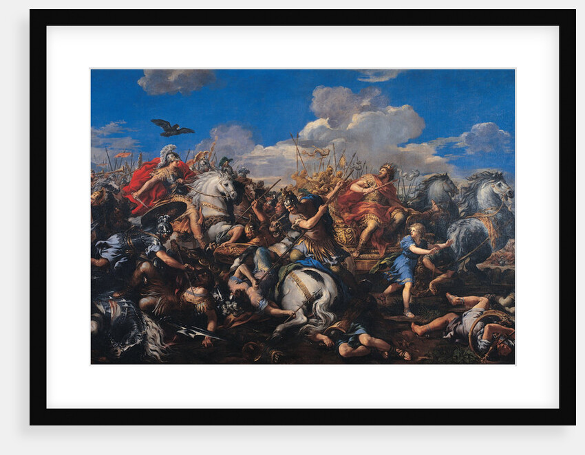 The Battle of Alexander Versus Darius, 1644-1655 by Pietro da Cortona