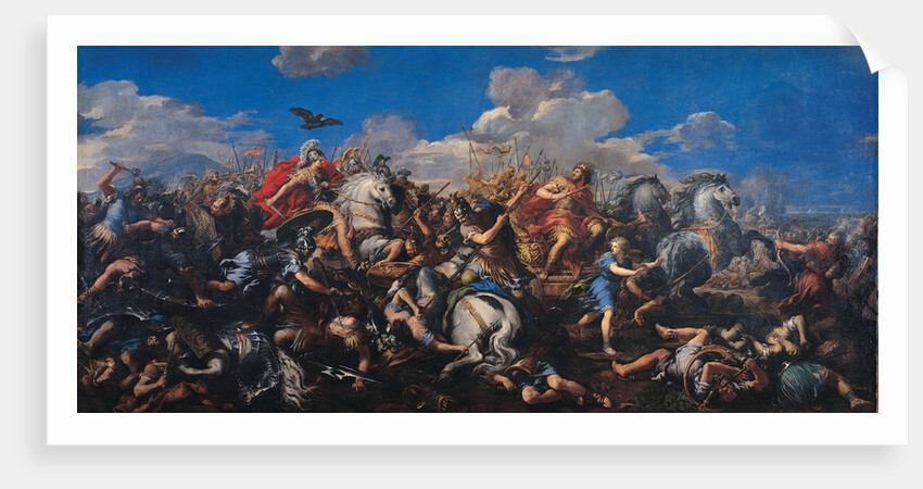 The Battle of Alexander Versus Darius, 1644-1655 by Pietro da Cortona
