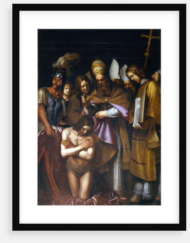 The Baptism of Constantine, First third of 17th cen by Giovanni Antonio Galli