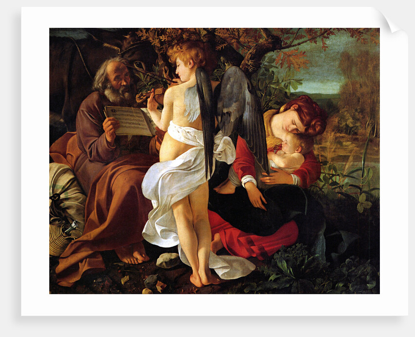 Rest on the Flight into Egypt, ca. 1597 by Michelangelo Caravaggio