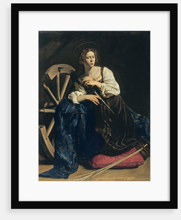 Saint Catherine of Alexandria, c. 1598 by Michelangelo Caravaggio