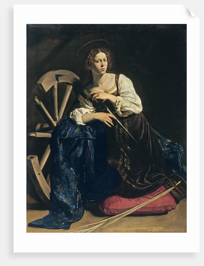 Saint Catherine of Alexandria, c. 1598 by Michelangelo Caravaggio