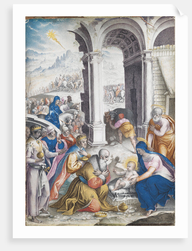 The Adoration of the Magi by Giulio Clovio
