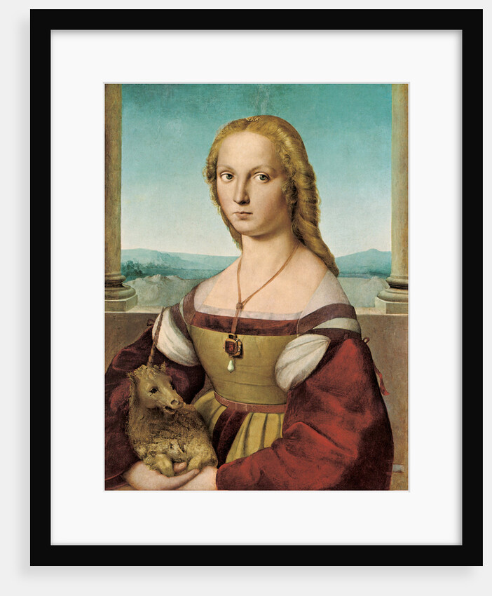 Portrait of a Young Lady with a Unicorn, 1505-1506 by Raphael