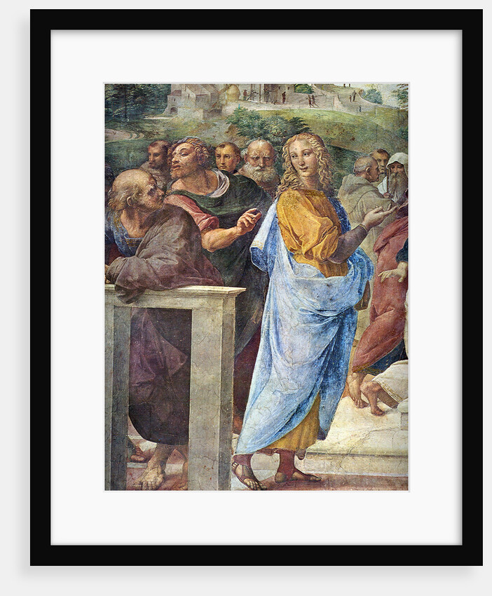 Disputa. Detail: Architect Bramante and Francesco Maria Della Rovere (right), 1509 by Raphael