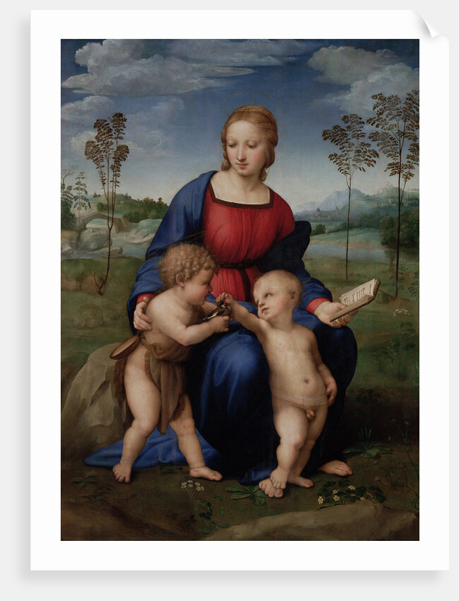 Madonna of the Goldfinch (Madonna del Cardellino), 1505-1506 by Raphael
