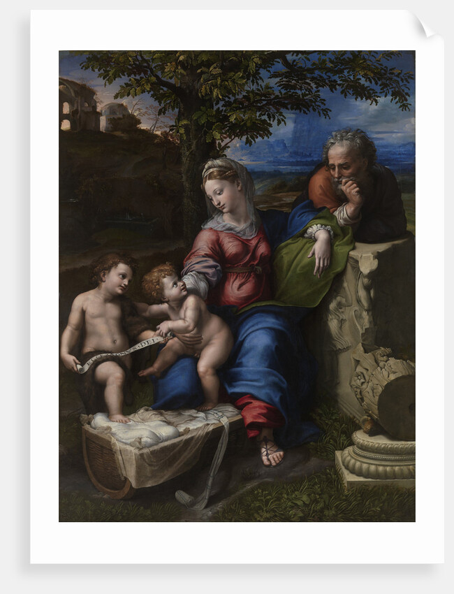The Holy Family Under an Oak Tree, ca 1518 by Raphael