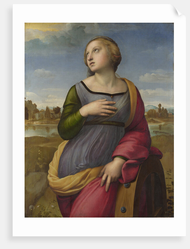 Saint Catherine of Alexandria, ca 1507 by Raphael