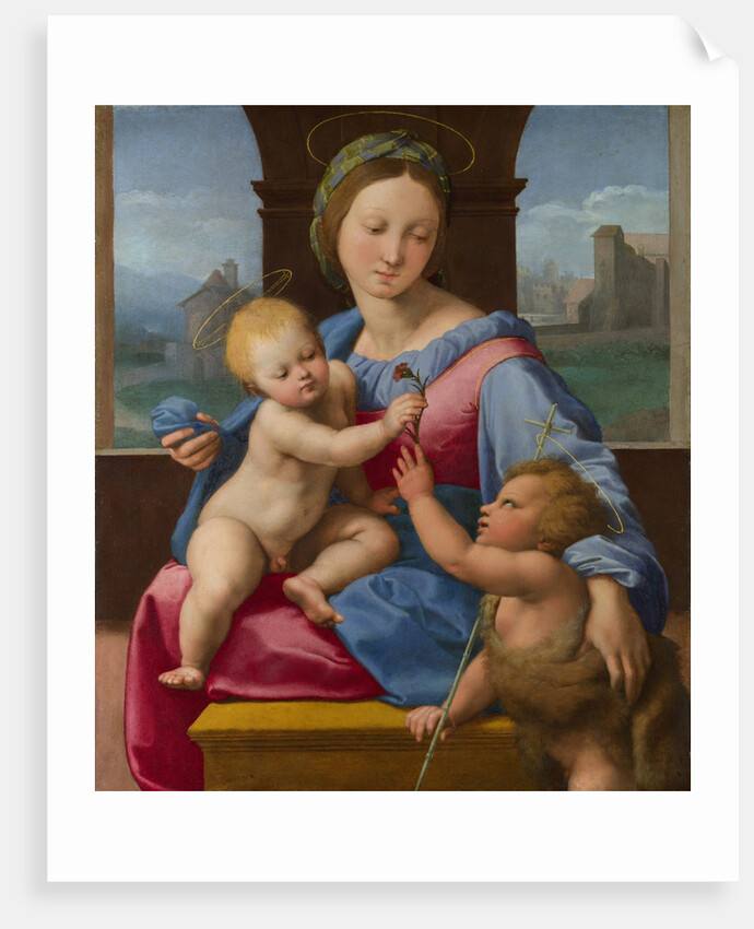 The Madonna and Child with the Infant Baptist (The Garvagh Madonna), ca 1509-1510 by Raphael