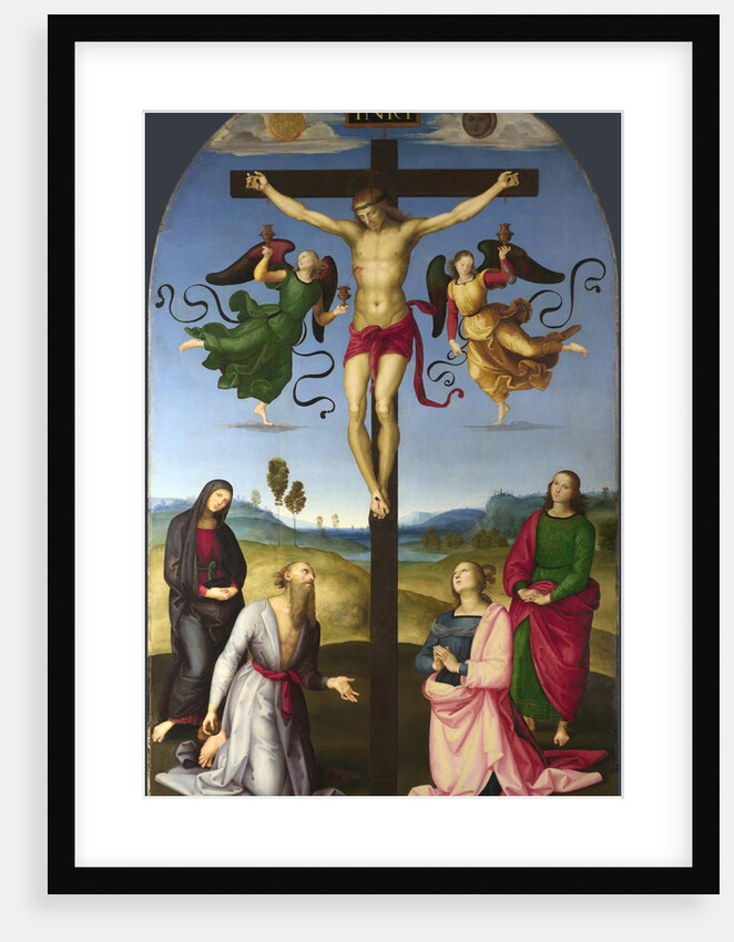 The Crucified Christ with the Virgin Mary, Saints and Angels (The Mond Crucifixion), 1502-1503 by Raphael