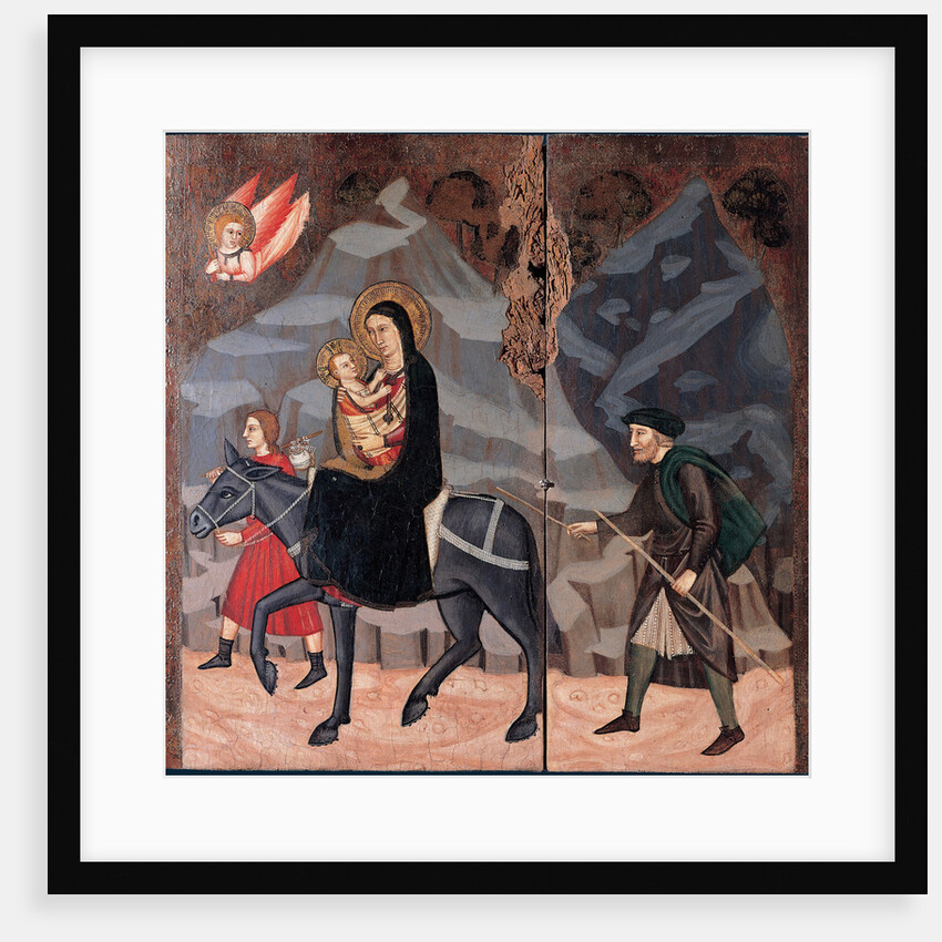 The Flight into Egypt, Second Half of 14th cen by Maestro di Campli