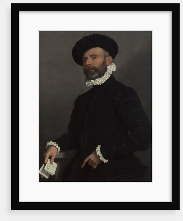 Portrait of a Man holding a Letter (LAvvocato), c. 1570 by Giovan Battista Moroni