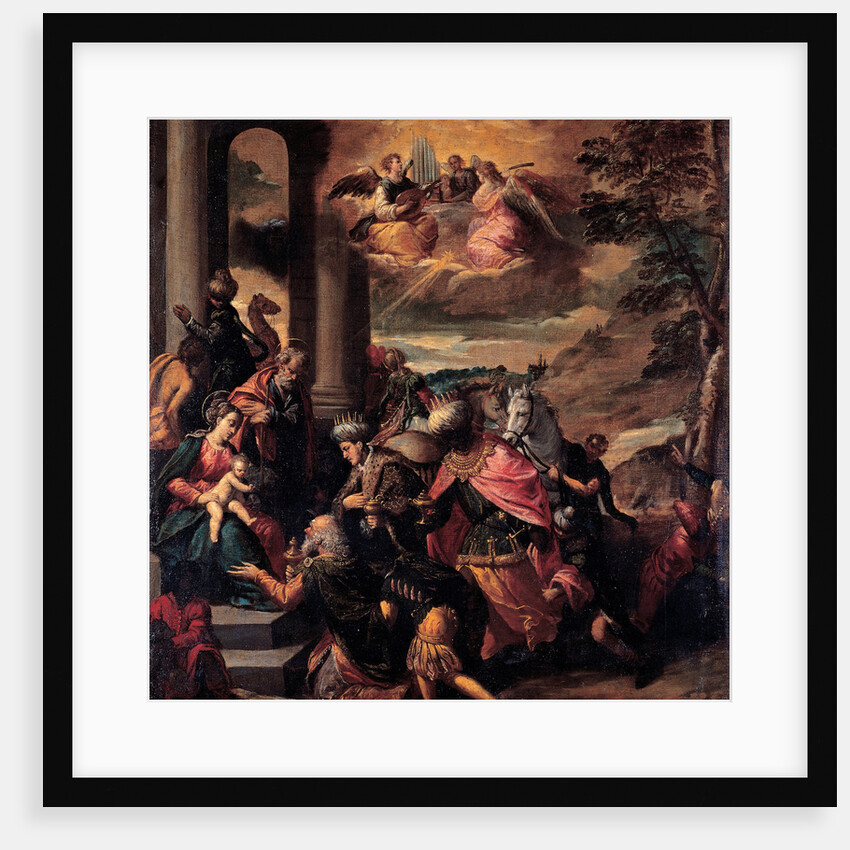 The Adoration of the Magi, 1580 by Ippolito Scarsellino