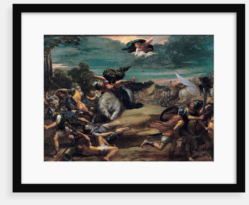 The Conversion on the Way to Damascus, 1590-1595 by Ippolito Scarsellino